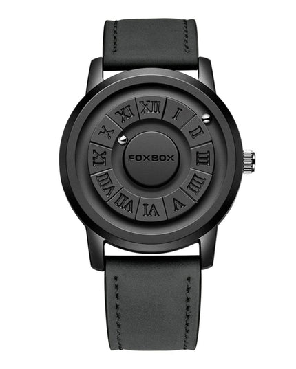 FOXBOX Military Waterproof Watch For Men LIGE Luxury Crolling Pointer Magnetic Force Watch Men Fashion Sport Quartz Chronograph