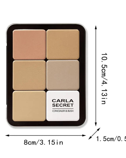 12-color iron box concealer blush cream matte highlight contour makeup all-in-one palette