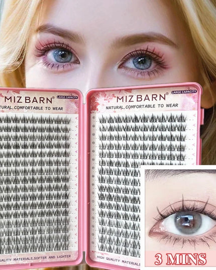 MIZ BARN 32 Rows Eyeslashes Extension Personal EyeLash Professional Makeup Individual Cluster Grafting Wholesale False Eyelashes