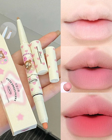 FLORTTE Lip liner Pencil Natural Matte Lip Liner Cute Animals Lipstick Pen Lasting Lipliners Korean Cosmetic  Kawaii Make Up
