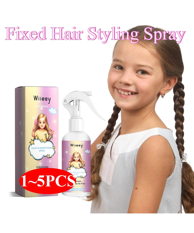 Fixed Hair Styling Spray Hair Gel Long Lasting Fragrance Baby Hair Edge Control Smooth Frizzy Hair Leave In Conditioning Spray
