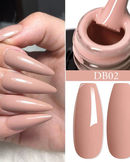 7ml Snowflake Gel Nail Polish UV LED Semi Permanent Milky White Pink Glitter Snow Sequins Gel Nails Art Design Varnish Manicure