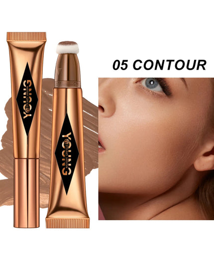 YOUNG VISION air cushion, powder blusher, high gloss stick, makeup liquid, rouge, 6 colors optional