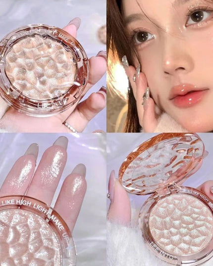 High gloss powder gloss glitter highlight contour palette natural gloss contour concealer lasting light
