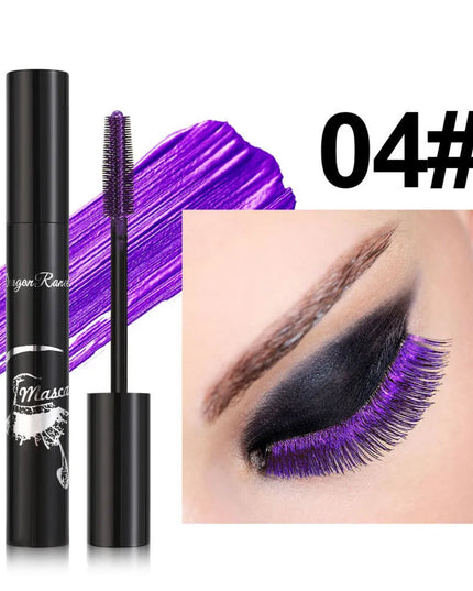 Colorful Volume Mascara Lasting Styling Waterproof Quick Dry Blue Purple Curling Lengthen Long Eyelash Silk Extension Cream