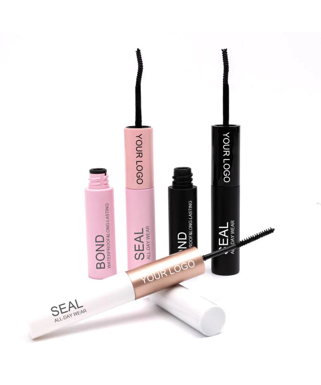 Eyelash Bond and Seal for DIY Lash Clusters Long Lasting Lash Glue Hold 48-72 Hours Waterproof Mascara Wand Makeup