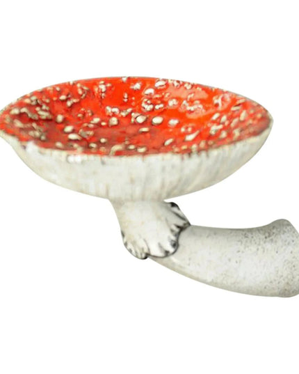 7/10/13cm Resin Amanita Shaped Floating Shelf Wall Mounted Mushroom Hanging Shelf Halloween Decor Keys Holder Home Ornaments