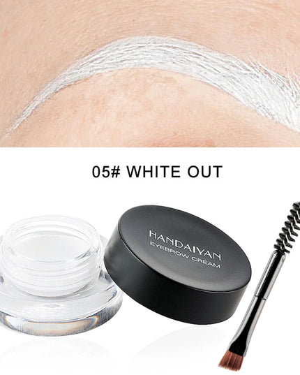 HANDAIYAN Colorful Eyebrow Cream Gel High Pigment Brows Tint Waterproof Long lasting Eye Brow Dye With Brushes Decorate Cosmetic