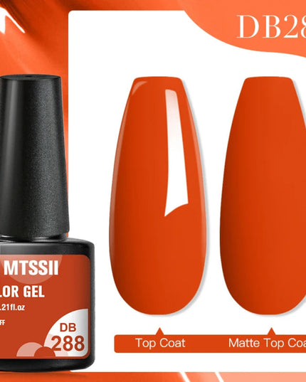 Mtssii Reflective Fluorescent Gel Nail Polish Glitter Gel Polish Neon Semi Permanent Varnish Soak Off UV Gel Sparkling Nail Art