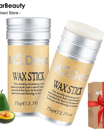 Hair Wax Stick For Wig Professional Hair Wax Stick Gel Cream Non-Greasy Style Hair Wax Stick For Men Women Broken Hair Artifact