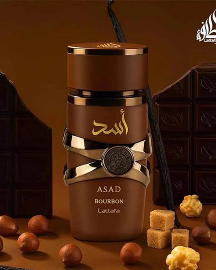 Lattafa Asad Bourbon Eau De Parfum Spray Pheromone fragrance Arabian women's perfume Pheromone cologne for man Birthday present