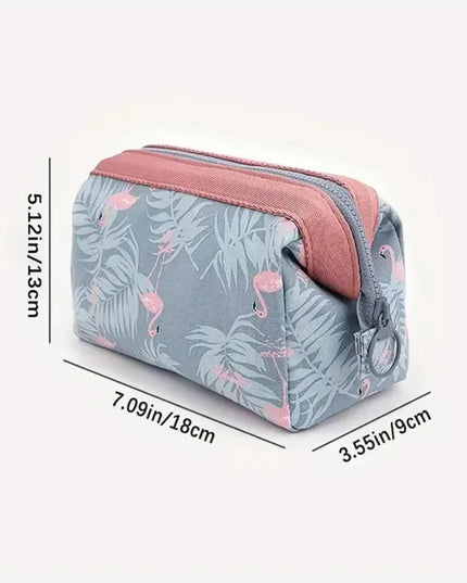 New Fashion Cosmetic Bag Women Waterproof Flamingo Makeup Bags Travel Organizer Toiletry Kits Portable Makeup Bags Beautician