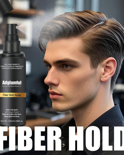 Hair Fiber Spray - Easy-To-Use, Long-Lasting Volume & Texture, Ideal for All Hair Types, with Natural-Looking Fullness