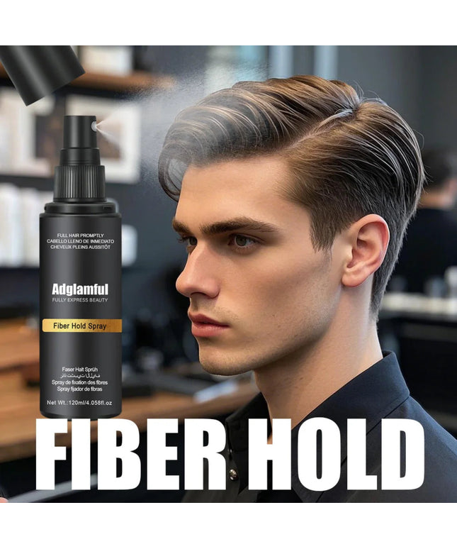 Hair Fiber Spray - Easy-To-Use, Long-Lasting Volume & Texture, Ideal for All Hair Types, with Natural-Looking Fullness