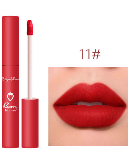 Nude Lip Gloss Matte Velvet Liquid Lipstick Waterproof Sexy Long Lasting Non-stick Cup Nude Red Make-up for Women Korea Cosmetic