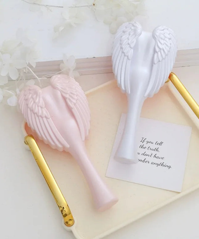 Mini Angel Detangling Tangle Hairbrush Comb Anti-static Hair Brush Women Massage Combs For Salon Hairdressing Tools
