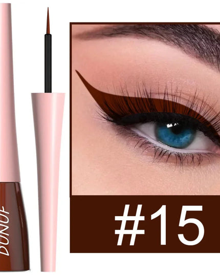 Colorful Liquid Eyeliner Quick Dry Waterproof Eye Pencil Long Lasting Eyes Cosmetic Blue Green Glitter Eye Showdow Makeup Tools