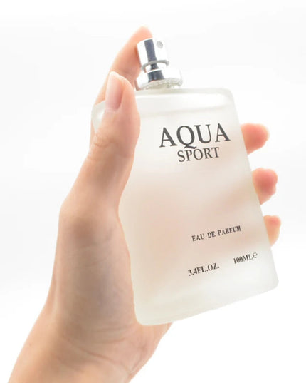 AQUA Perfume for Men EDP 100ML 3.4FL.OZ, Aquatic Aromatic Eau de Parfum, Fresh Lime Musk Ocean Fragrance Spray Men‘s Cologne