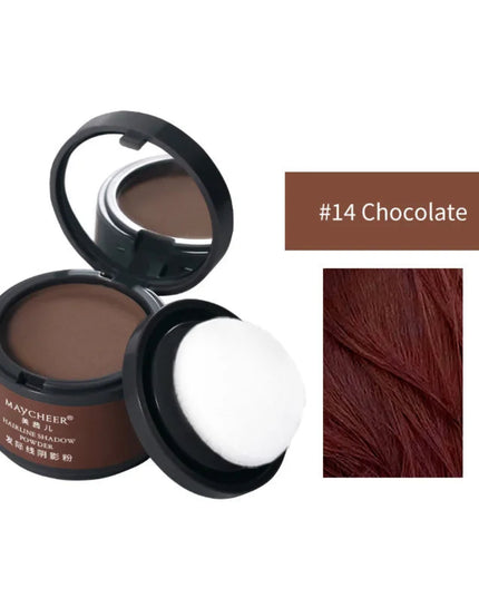 MAYCHEER Hairline Powder Instantly Cover Grey Hair Roots Hair Powder for Covering Grey Hair Maycheer Hairline Shadow Powder