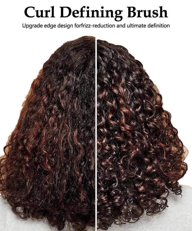 Curling Brush, Unisex, Shaping and Styling Curling Brush for Long/Wavy/Damaged Hair, Blue