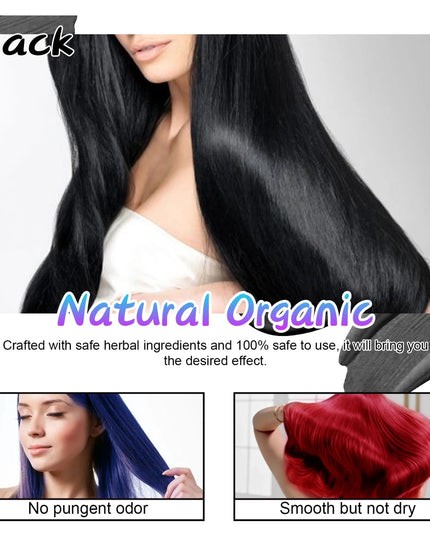 Instant Hair Wax Dye,Natural Hair Coloring Wax,Fluffy & Matte Hair Wax for Moisturizing And Anti-split Ends Hairstyle Cream