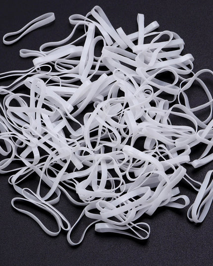 500Pcs Colorful Small Disposable Hair Bands Scrunchie Girls Elastic Rubber Band Ponytail Holder Hair Accessories Hair Ties