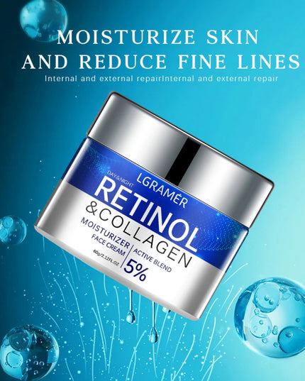 Retinol Wrinkle Removing Cream Anti Aging Firming Lifting Fade Fine Lines Whitening Moisturizing Brightening Skin Care Cosmetic