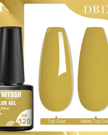 Mtssii Reflective Fluorescent Gel Nail Polish Glitter Gel Polish Neon Semi Permanent Varnish Soak Off UV Gel Sparkling Nail Art