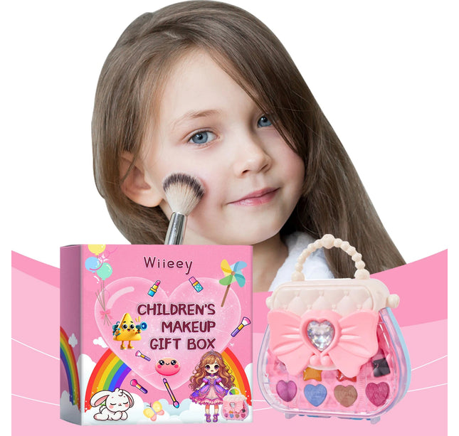 Children's Makeup Gift Box Safe and Non-toxic Princess Makeup Girl Toy Set Girl Makeup Lipstick Eyeshadow Makeup Set Gift Box