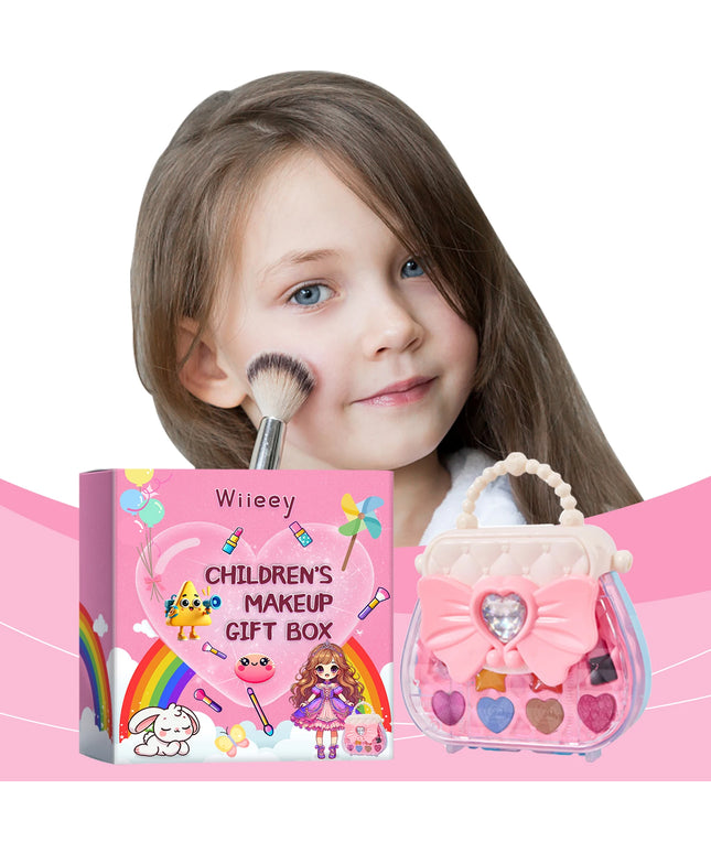 Children's Makeup Gift Box Safe and Non-toxic Princess Makeup Girl Toy Set Girl Makeup Lipstick Eyeshadow Makeup Set Gift Box