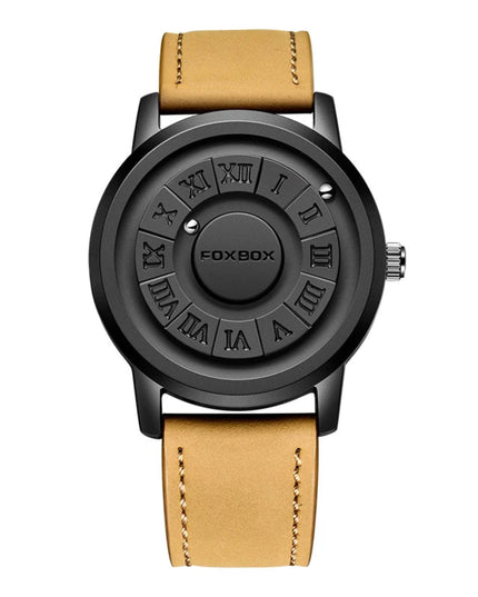 FOXBOX Military Waterproof Watch For Men LIGE Luxury Crolling Pointer Magnetic Force Watch Men Fashion Sport Quartz Chronograph