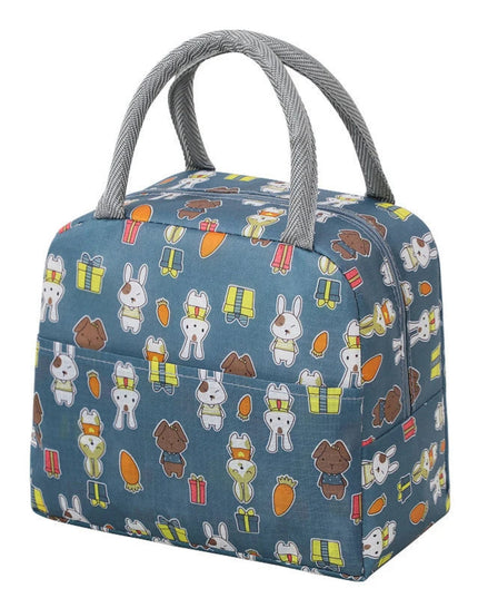 1PC Portable Lunch Bags Thermal Insulation Lunch Box Storage Bag Children's School Lunch Box Bag Picnic Storage Large Capacity