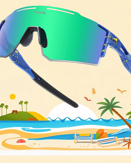 Polarized Sunglasses for Men and Women, Youth Kids Baseball Softball Sunglasses for Cycling, Running