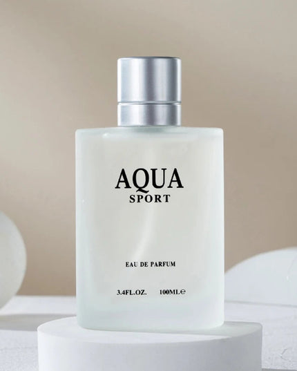 AQUA Perfume for Men EDP 100ML 3.4FL.OZ, Aquatic Aromatic Eau de Parfum, Fresh Lime Musk Ocean Fragrance Spray Men‘s Cologne