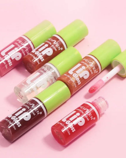 6PCS Moisturizing Lip Gloss Transparent Lip Oil Hydrating Lip Glaze Lip Plumper Hydrating Make Up Liquid Lipstick Lips Cosmetics