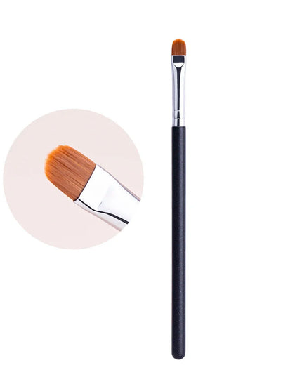 212 Flat Eyebrow Brush Ultrathin Eyebrow Makeup Brushes Flat Eyeliner Brush Thin Eye Liner Brow Contour Beauty Brush Tool