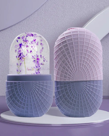 Upgraded Ice Roller for Face and Eyes - Facial Massager for Skin Care - Reusable Silicone Ice Mold to Refresh and Cool Skin