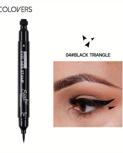 7 Styles Eyeliner Stamp Pen Red Black Liquid Eyeliner Pen Double-ended Lazy Eye Liner Pencil Fast Drying Waterproof Eye Makeup