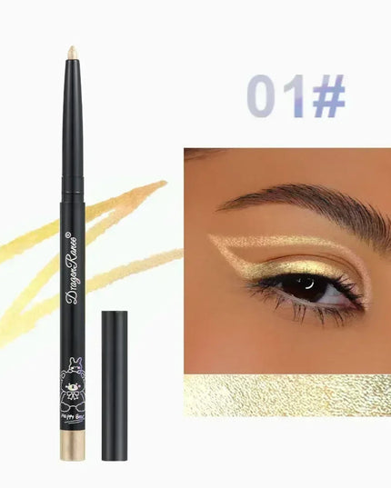Glitter Aurora Eyeliner Pen Multi Chrome Eye Liner Lasting Shiny Metallic Eyeshadow Lying Silkworm Green Purple Makeup Pigment