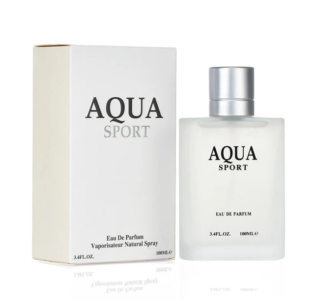 AQUA Perfume for Men EDP 100ML 3.4FL.OZ, Aquatic Aromatic Eau de Parfum, Fresh Lime Musk Ocean Fragrance Spray Men‘s Cologne