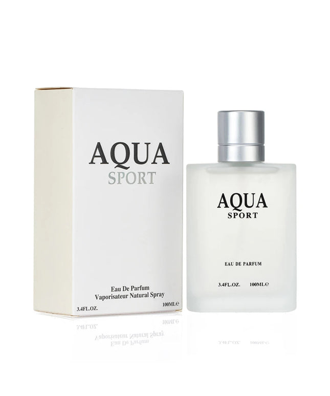 AQUA Perfume for Men EDP 100ML 3.4FL.OZ, Aquatic Aromatic Eau de Parfum, Fresh Lime Musk Ocean Fragrance Spray Men‘s Cologne