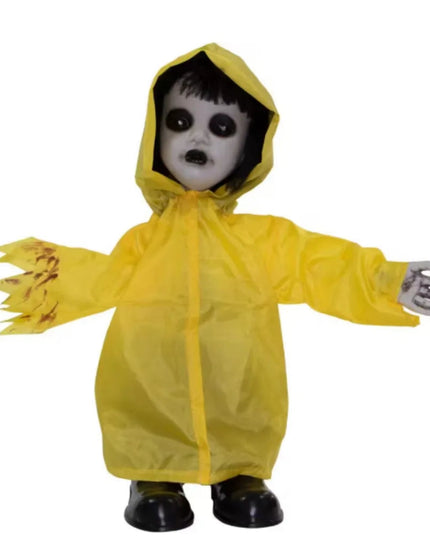 Halloween Decoration，Lifesize Animatronic Possessed Woman with Lights and Sound,Ralphie the Animated One-Handed Zombie Boy