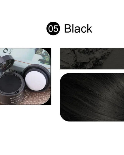 MAYCHEER Hairline Powder Instantly Cover Grey Hair Roots Hair Powder for Covering Grey Hair Maycheer Hairline Shadow Powder