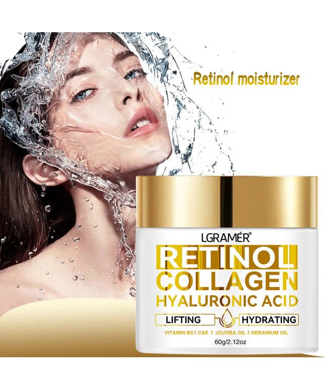 Retinol Face Cream Moisturizing Wrinkle Remover Collagen Hyaluronic Acid Creams Skin Care Cosmetic for Women&Men