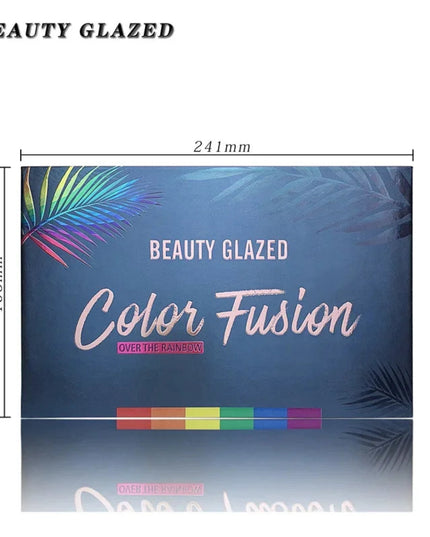 BEAUTY GLAZED 39 Color Rainbow Eyeshadow Palette Long lasting Neon Glitter Eye Shadow Pallete Eye Makeup Cosmetics