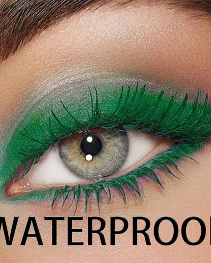 1PC Colorful Curling Mascara Waterproof Fast Drying Eyelashes Extension Multicolor Lashes Eye Korean Makeup Lasting Blue White