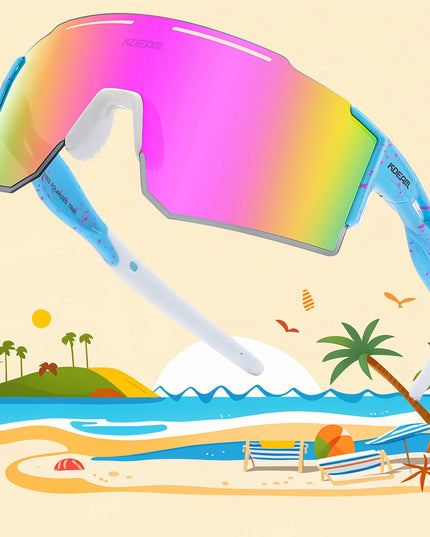 Polarized Sunglasses for Men and Women, Youth Kids Baseball Softball Sunglasses for Cycling, Running