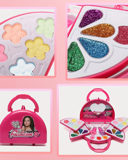 Princess Make Up Bag Play House Toy Girls, Eye Shadow Makeup Cosmetics Box, Birthday Christmas Gift for Kids Party Cosplay