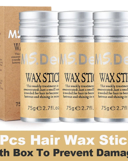 Hair Wax Stick For Wig Professional Hair Wax Stick Gel Cream Non-Greasy Style Hair Wax Stick For Men Women Broken Hair Artifact