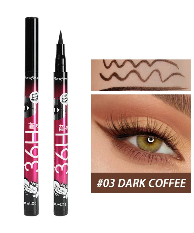 Long Lasting Quick Drying Waterproof Easy To Color Non Smudging Smooth Liquid Eyeliner